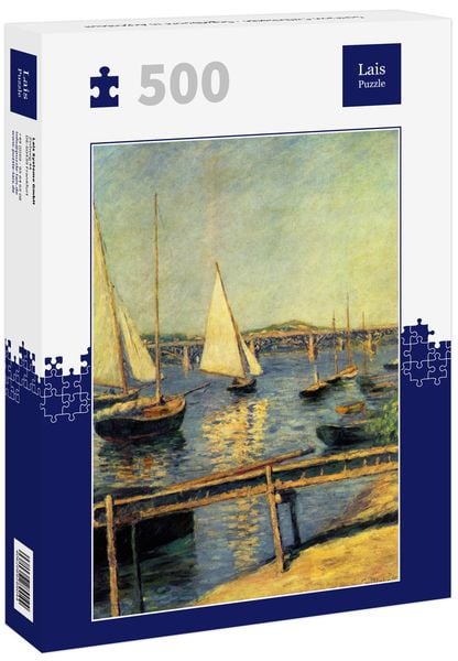 Lais Puzzle Gustave Caillebotte - Segelboote in Argenteuil 500 Teile