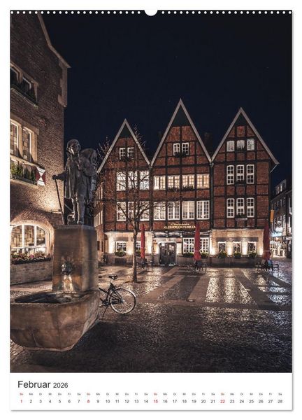 Produktbild: M&uuml;nster - stimmungsvoll und harmonisch (hochwertiger Premium Wandkalender 2026 DIN A2 hoch), Kunstdruck in Hochglanz