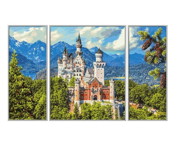 Produktbild: Schipper Malen-nach-Zahlen - Triptychon - Schloss Neuschwanstein