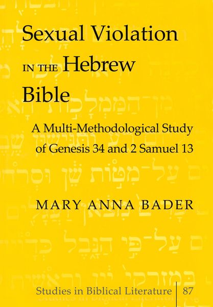 Produktbild: Sexual Violation in the Hebrew Bible