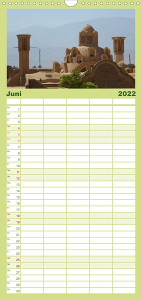 Produktbild: Familienplaner Iran - Eine Bilder-Reise (Wandkalender 2022 , 21 cm x 45 cm, hoch)