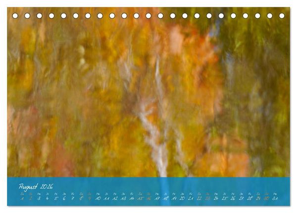 Produktbild: Natur abstrakt Farben und Strukturen (Tischkalender 2026 DIN A5 quer), CALVENDO Monatskalender