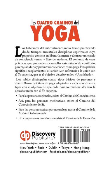 Produktbild: Los Cuatro Caminos del Yoga