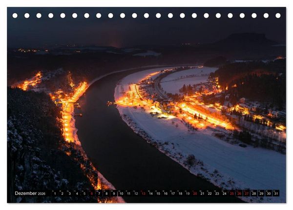 Produktbild: Bilder aus dem Nationalpark S&auml;chsische Schweiz (Tischkalender 2026 DIN A5 quer), CALVENDO Monatskalender
