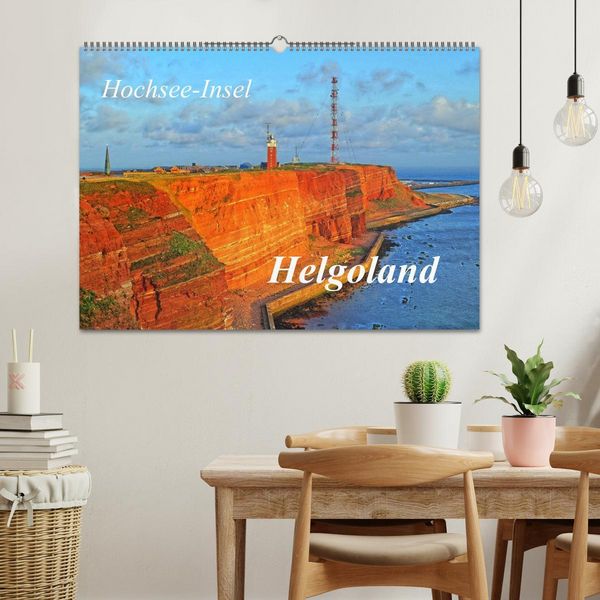 Produktbild: Hochsee-Insel Helgoland (Wandkalender 2026 DIN A2 quer), CALVENDO Monatskalender
