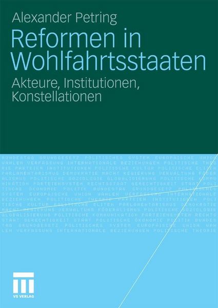 Produktbild: Reformen in Wohlfahrtsstaaten