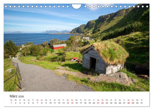 Produktbild: Norwegen in Bildern (Wandkalender 2026 DIN A4 quer), CALVENDO Monatskalender