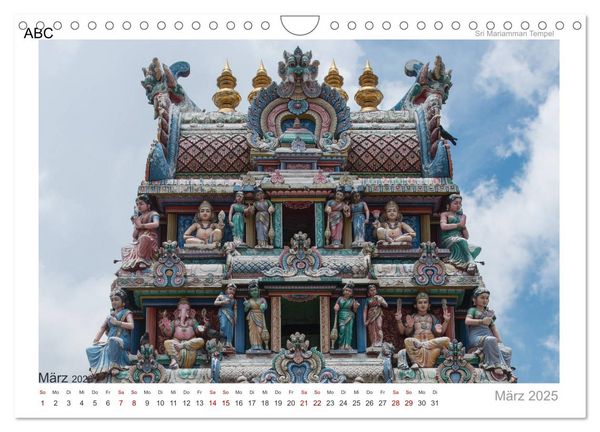 Produktbild: Singapur: Zwischen Wolkenkratzern und Superb&auml;umen (Wandkalender 2026 DIN A4 quer), CALVENDO Monatskalender