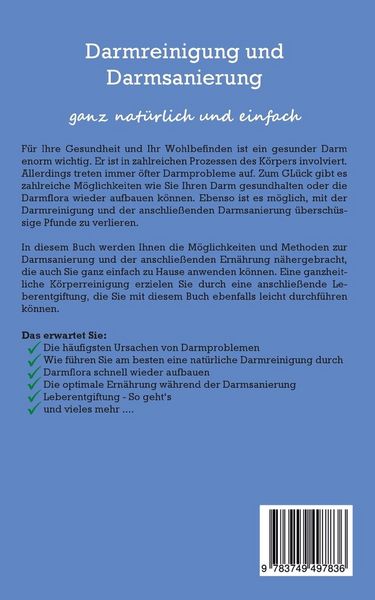 Produktbild: Darmreinigung und Darmsanierung ganz nat&uuml;rlich und einfach: Schritt f&uuml;r Schritt eine gesunde Darmflora und starke Darmgesundheit aufbauen
