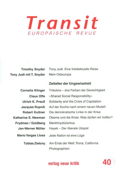 Produktbild: Transit 40. Europ&auml;ische Revue