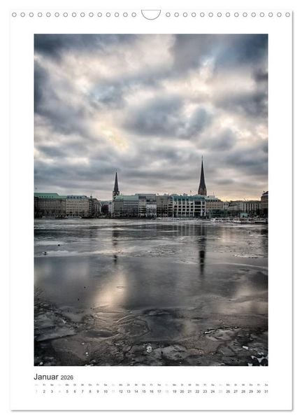 Produktbild: Hamburg Vertical (Wandkalender 2026 DIN A3 hoch), CALVENDO Monatskalender