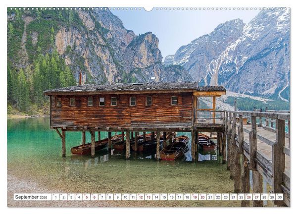Produktbild: S&uuml;dtirol - Von Meran bis zum Pragser Wildsee (hochwertiger Premium Wandkalender 2026 DIN A2 quer), Kunstdruck in Hochglanz