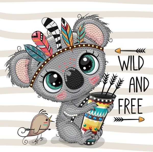 Diamond Dotz - Diamond Painting Koala Wild & Free