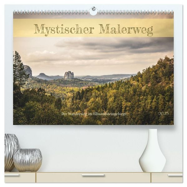 Mystischer Malerweg (hochwertiger Premium Wandkalender 2025 DIN A2 quer), Kunstdruck in Hochglanz