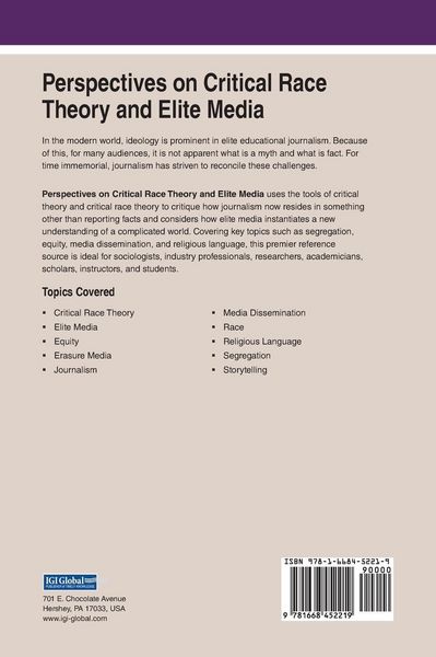 Produktbild: Perspectives on Critical Race Theory and Elite Media
