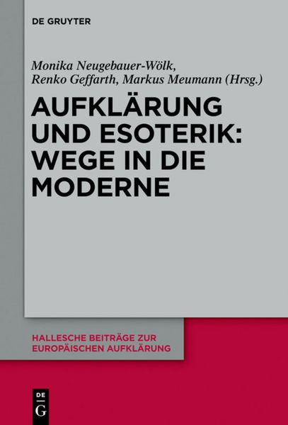 Produktbild: Aufkl&auml;rung und Esoterik: Wege in die Moderne