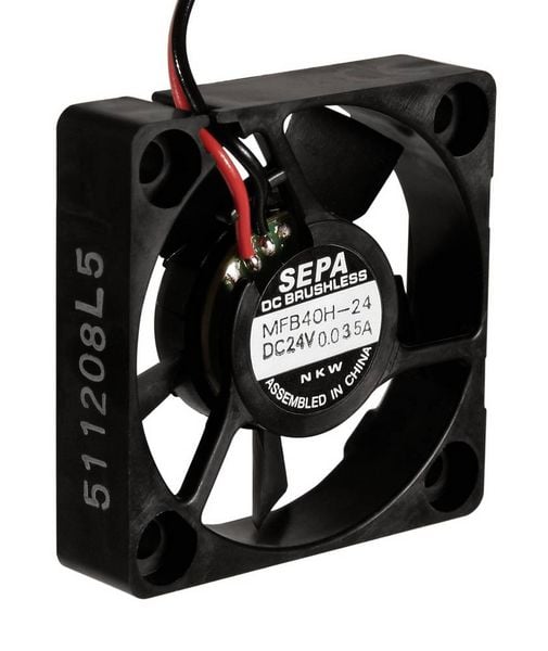 SEPA MFB40H12 Axiallüfter 12 V/DC 185 l/min (L x B x H) 40 x 40 x 10mm