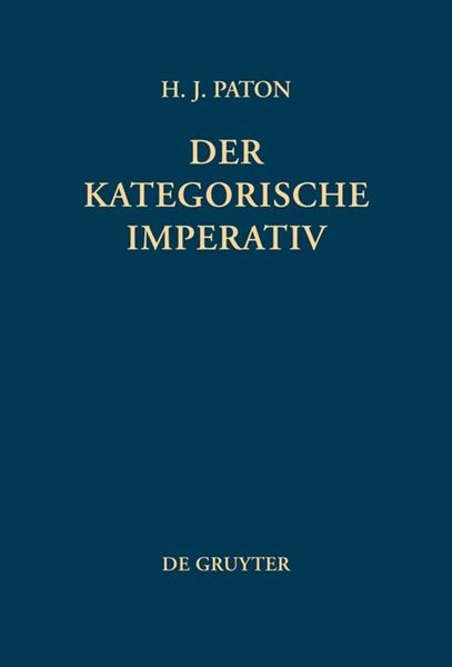 Produktbild: Der kategorische Imperativ