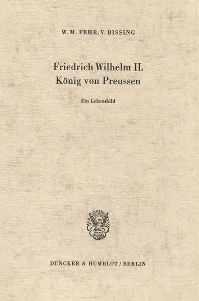 Produktbild: Friedrich Wilhelm II., K&ouml;nig von Preussen.