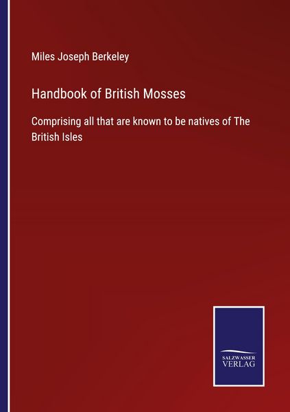 Produktbild: Handbook of British Mosses
