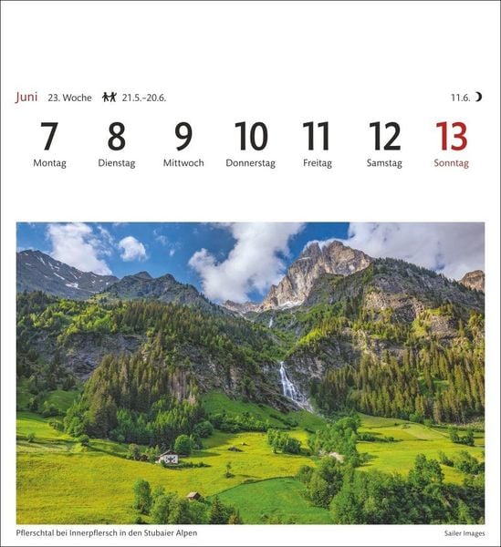 Produktbild: S&uuml;dtirol Sehnsuchtskalender 2027 - Wochenkalender mit 53 Postkarten