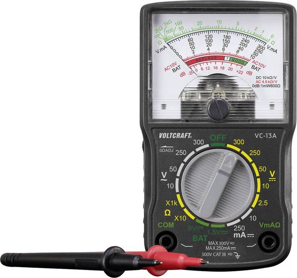 Produktbild: VOLTCRAFT VC-13A Hand-Multimeter analog CAT III 300V