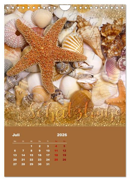 Produktbild: Geschenke vom Meer (Wandkalender 2026 DIN A4 hoch), CALVENDO Monatskalender