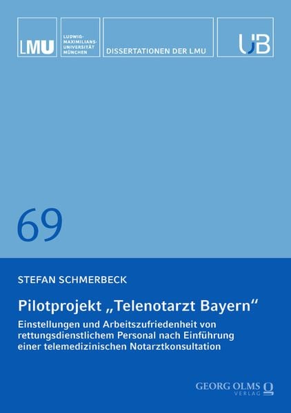 Produktbild: Pilotprojekt &bdquo;Telenotarzt Bayern&ldquo;