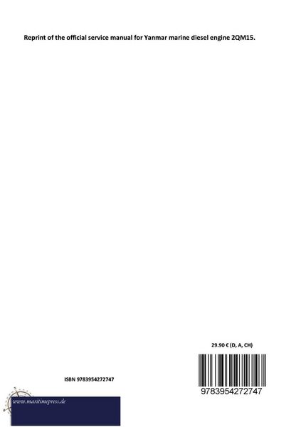 Produktbild: YANMAR MARINE DIESEL ENGINE 2QM15