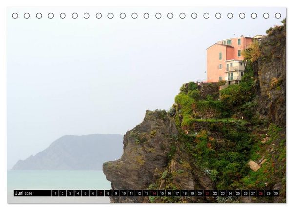 Produktbild: Cinque Terre (Tischkalender 2026 DIN A5 quer), CALVENDO Monatskalender