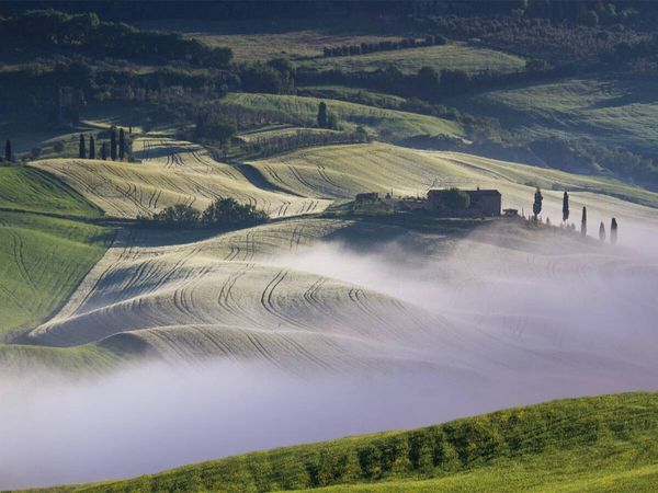 Produktbild: CALVENDO Puzzle Geh&ouml;ft im Val d'Orcia | 1000 Teile Lege-Gr&ouml;&szlig;e 64x48cm Foto-Puzzle f&uuml;r gl&uuml;ckliche Stunden