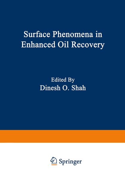 Produktbild: Surface Phenomena in Enhanced Oil Recovery