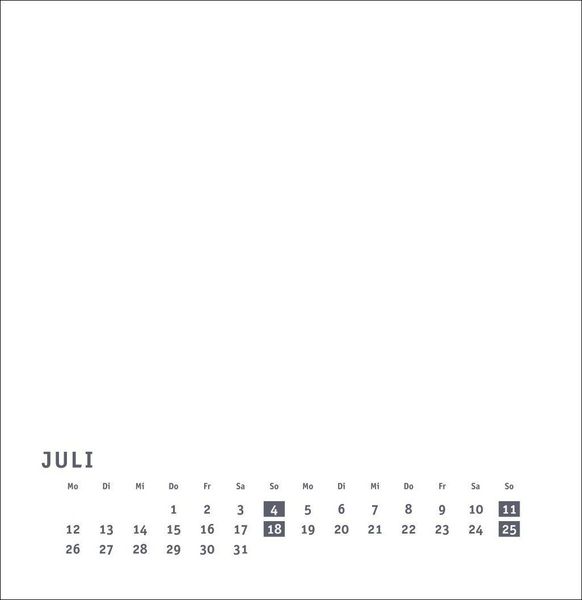 Produktbild: Premium-Bastelkalender wei&szlig; gro&szlig; 2027