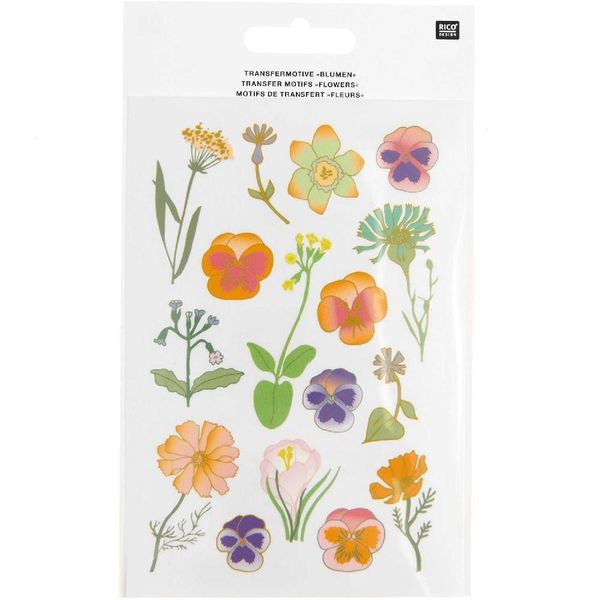 Produktbild: Transfermotive Blumen