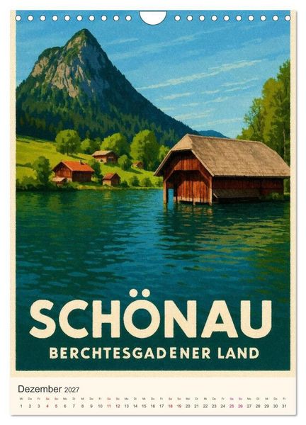 Produktbild: Alpine Impressionen Berchtesgadener Land (Wandkalender 2027 DIN A4 hoch), CALVENDO Monatskalender