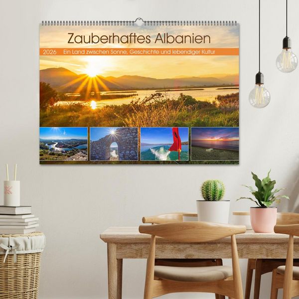 Produktbild: Zauberhaftes Albanien (Wandkalender 2026 DIN A2 quer), CALVENDO Monatskalender