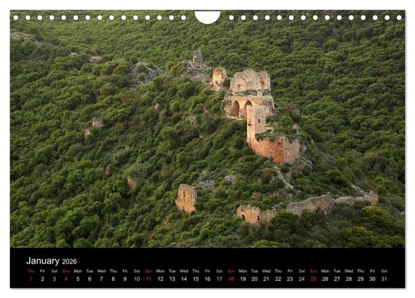 Produktbild: Monuments of Israel 2026 (Wall Calendar 2026 DIN A4 landscape), CALVENDO 12 Month Wall Calendar
