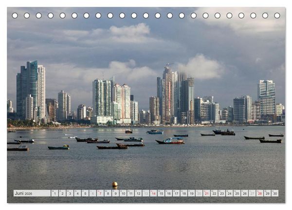 Produktbild: Skylines weltweit (Tischkalender 2026 DIN A5 quer), CALVENDO Monatskalender
