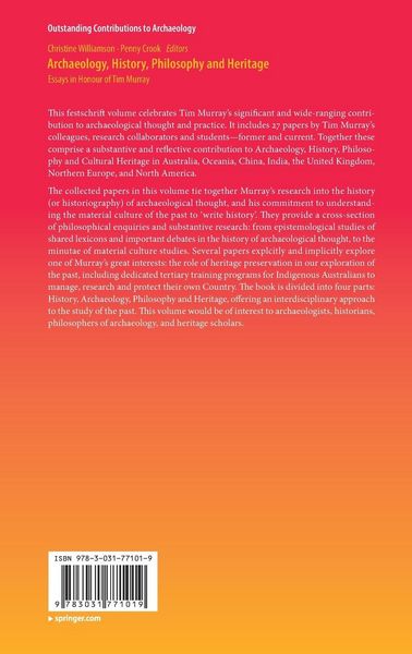 Produktbild: Archaeology, History, Philosophy and Heritage