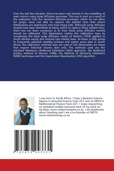 Produktbild: Modelling returns in South Africa using Jump Diffusion Processes