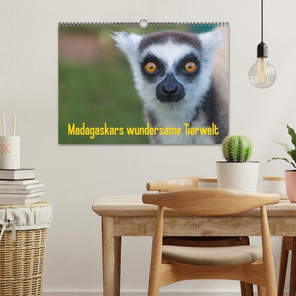 Produktbild: Madagaskars wundersame Tierwelt (Wandkalender 2026 DIN A3 quer), CALVENDO Monatskalender