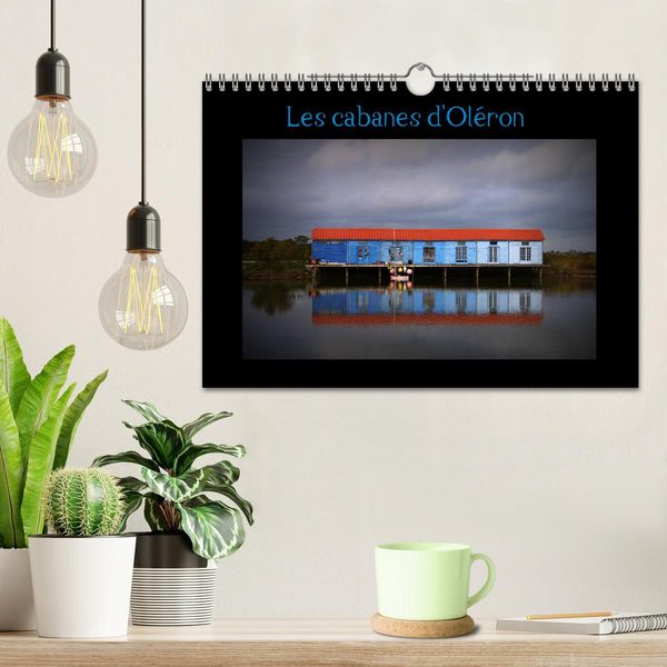 Produktbild: Les Cabanes d'Ol&eacute;ron (Calendrier mural 2026 DIN A4 vertical), CALVENDO calendrier mensuel