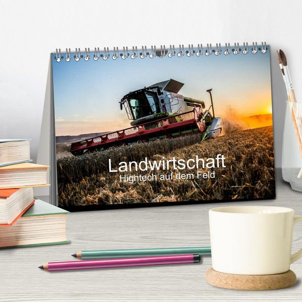 Produktbild: Landwirtschaft - Hightech auf dem Feld (Tischkalender 2026 DIN A5 quer), CALVENDO Monatskalender