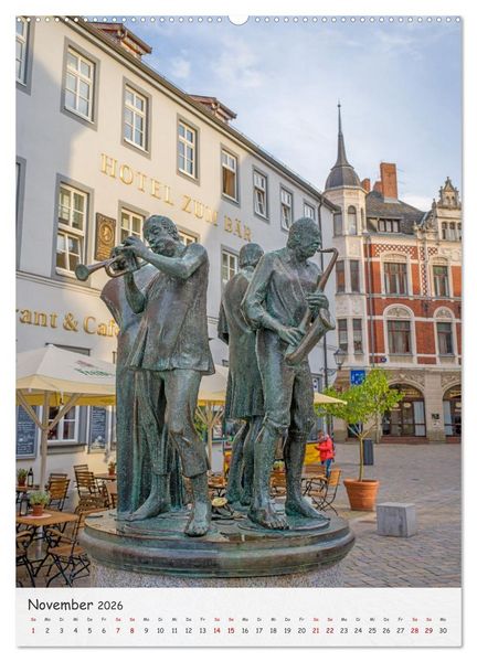 Produktbild: Quedlinburg - Welterbestadt und Tor zum Harz (Wandkalender 2026 DIN A2 hoch), CALVENDO Monatskalender