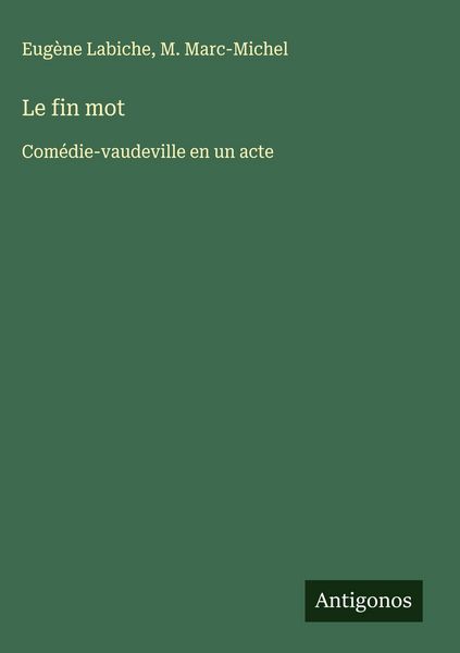 Produktbild: Le fin mot