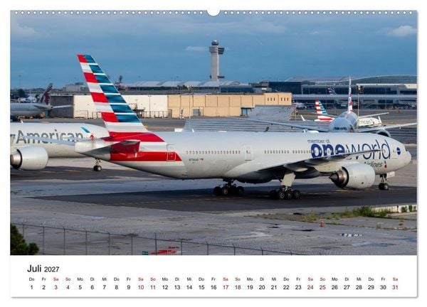 Produktbild: Boeing 777 Die Triple Seven (hochwertiger Premium Wandkalender 2027 DIN A2 quer), Kunstdruck in Hochglanz