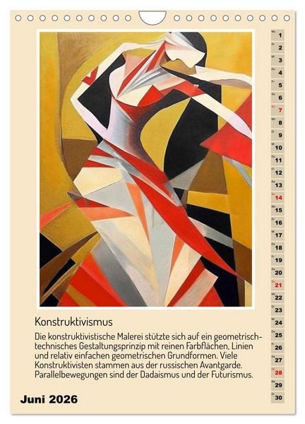 Produktbild: Kunststile der Moderne in Darstellungen von Frauen (Wandkalender 2026 DIN A4 hoch), CALVENDO Monatskalender
