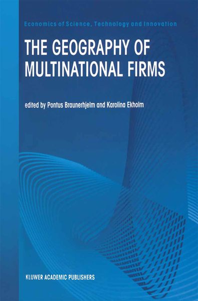 Produktbild: The Geography of Multinational Firms