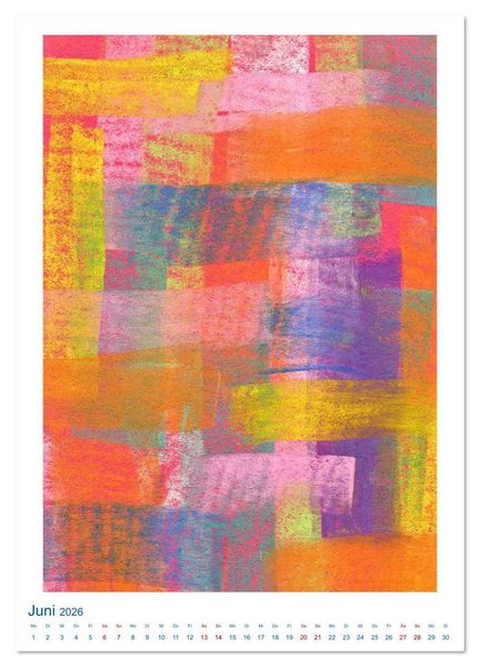 Produktbild: Spiel mit Farben (Wandkalender 2026 DIN A4 hoch), CALVENDO Monatskalender
