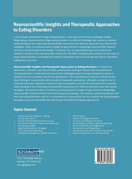 Produktbild: Neuroscientific Insights and Therapeutic Approaches to Eating Disorders
